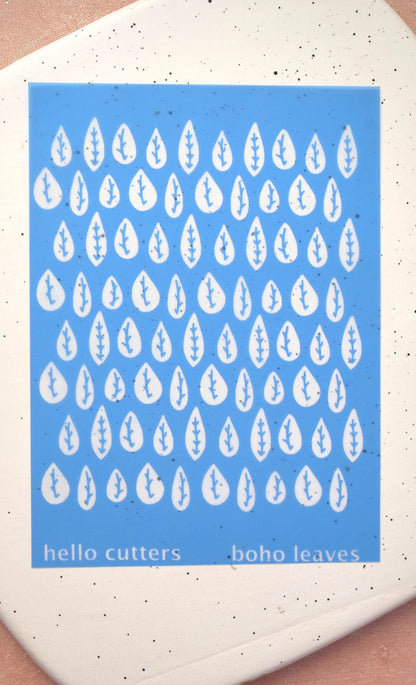 Boho Leaves Silkscreen image 0