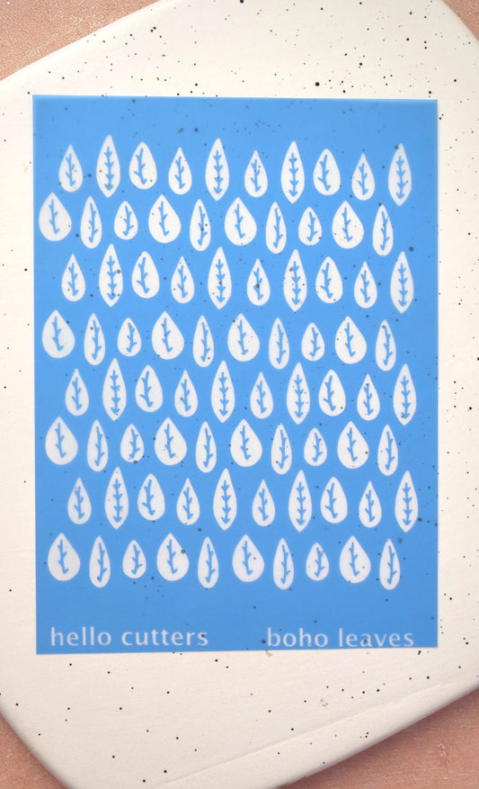Boho Leaves Silkscreen image 0