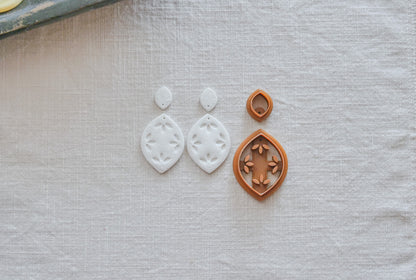 Talavera Easter Egg Polymer Clay Cutter Set image 0