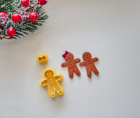Gingerbread Polymer Clay Cutter image 1