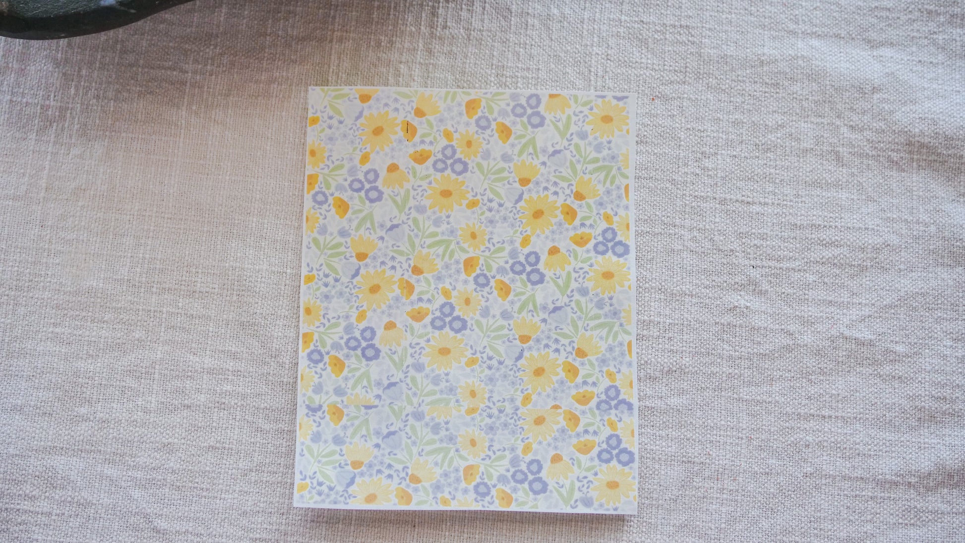 Purple Flowers Polymer Clay Transfer Sheets image 1