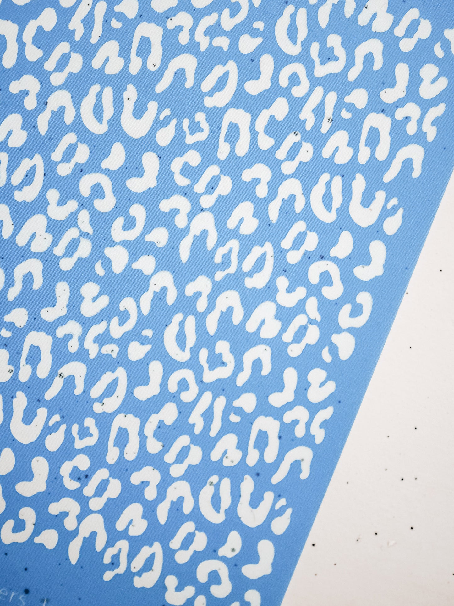 Leopard Print Stencil for Polymer Clay image 0