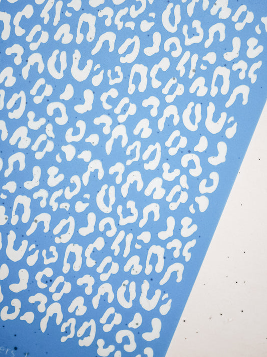 Leopard Print Stencil for Polymer Clay image 0