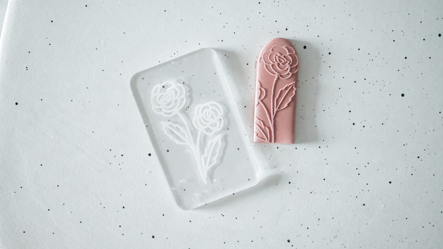 Rose Acrylic Stamp image 0