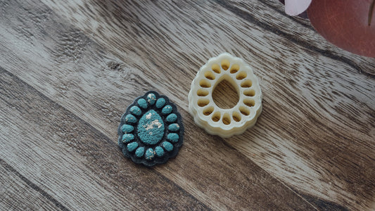 Oblong Stone Polymer Clay Cutter Set image 0