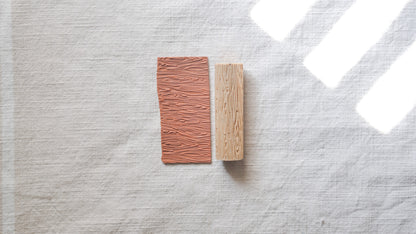 Woodgrain Texture Roller For Polymer Clay image 0