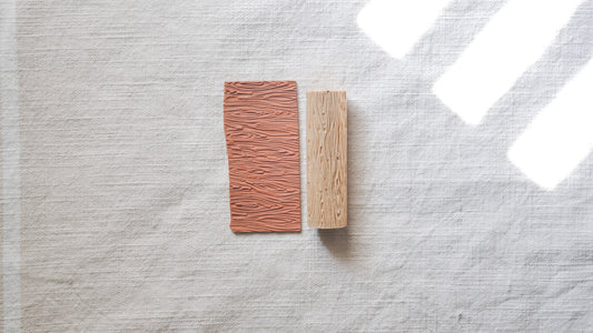 Woodgrain Texture Roller For Polymer Clay image 0