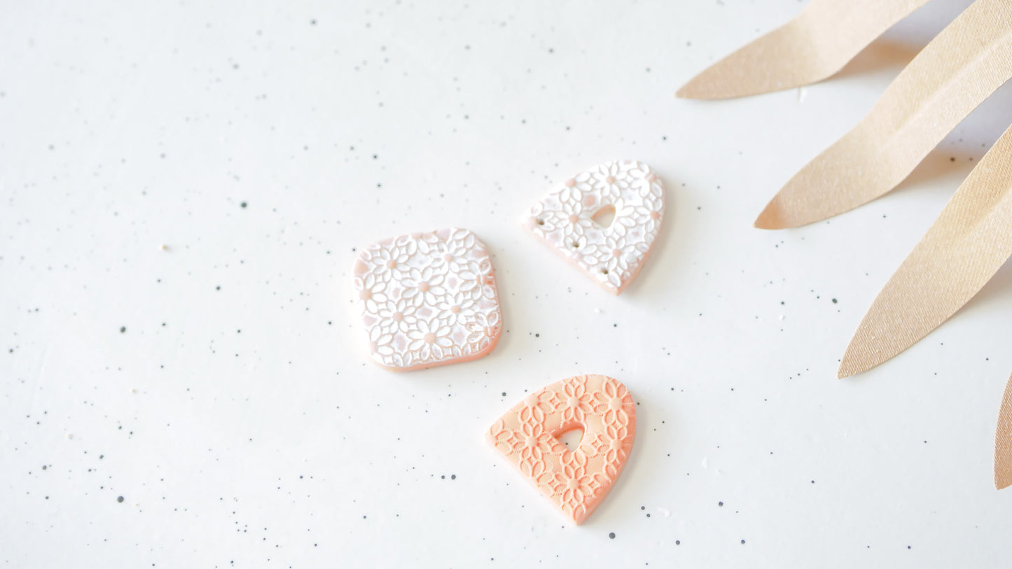 Floral Rubber Mats for Polymer Clay image 3