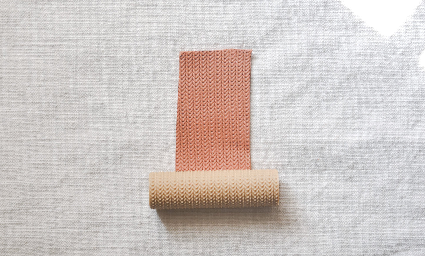 Woven Textured Roller For Polymer Clay image 1