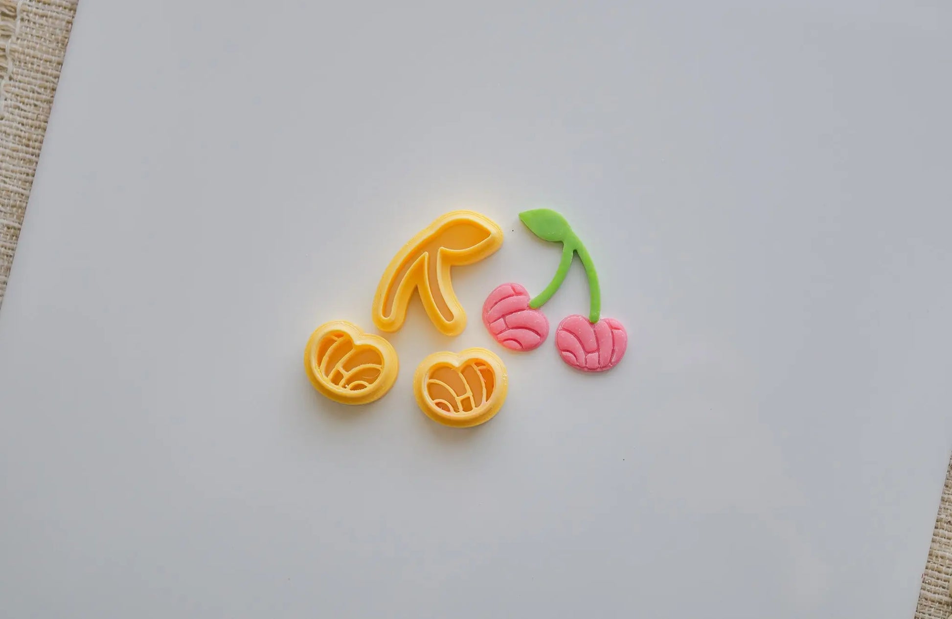 Concha Cherries Polymer Clay Cutter Set image 1