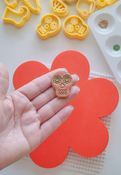Calavera Polymer Clay Cutter image 3