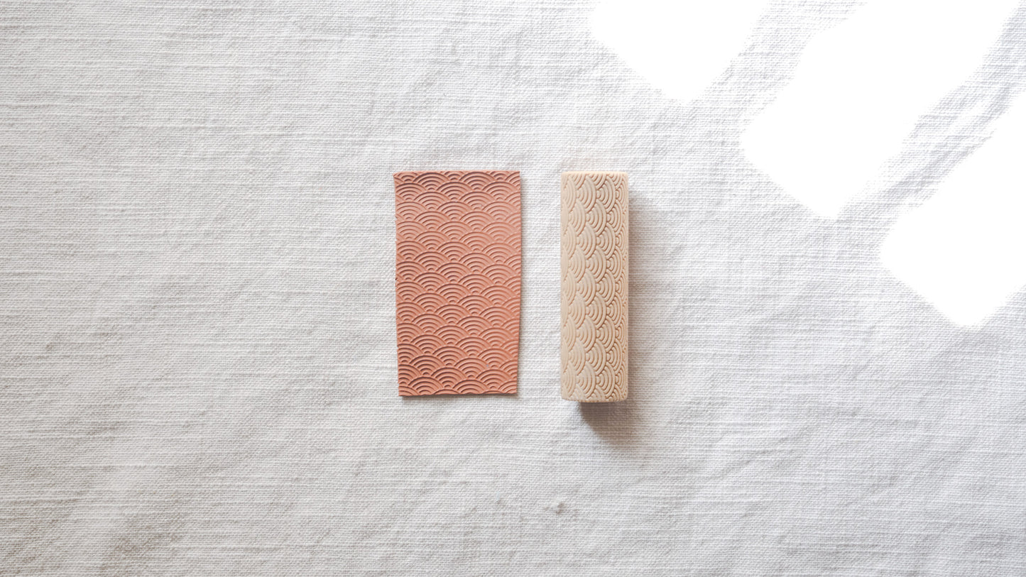 Scallop Textured Roller For Polymer Clay image 0