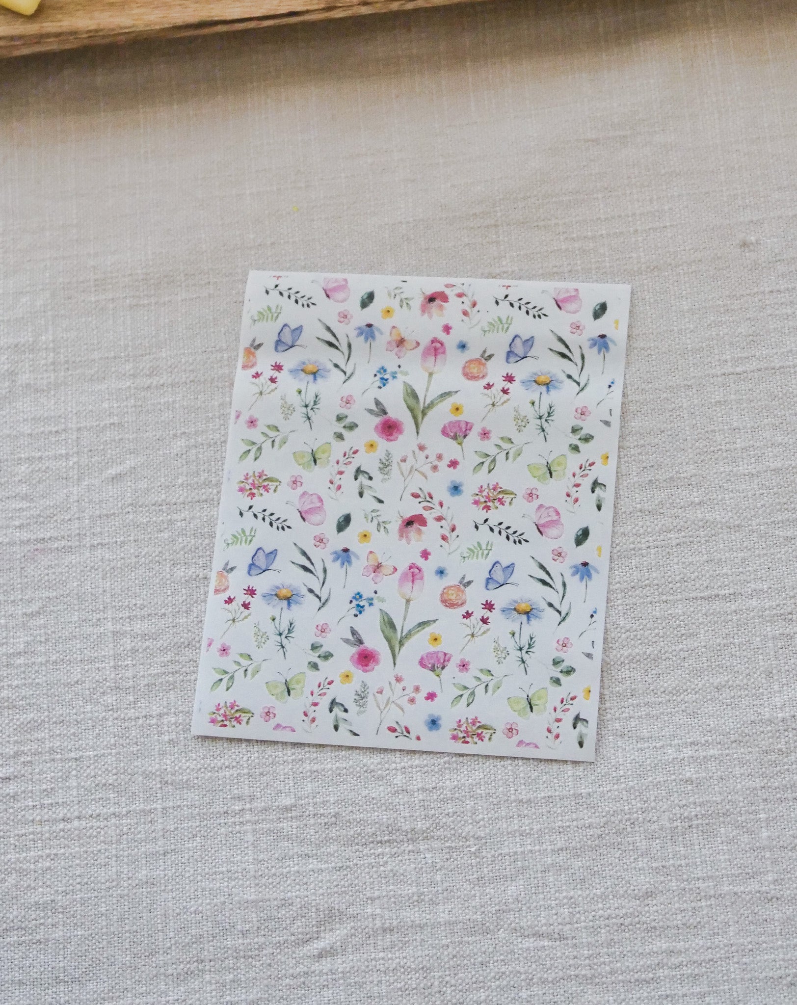 Spring Butterflies Transfer Sheet image 0