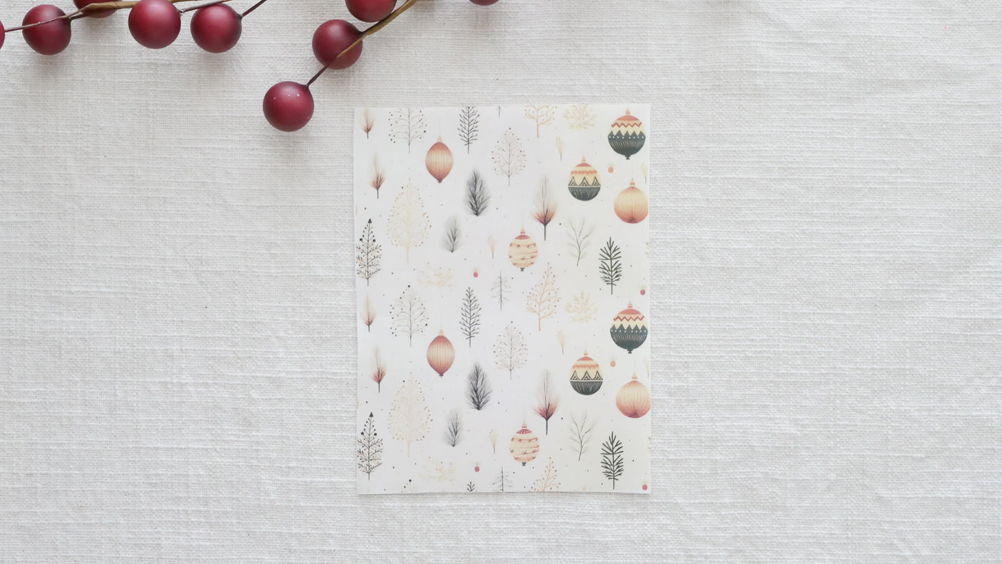 Christmas Polymer Clay Transfer Sheets image 0