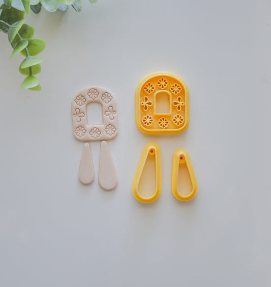 Flower Inspired Polymer Clay Cutter image 0