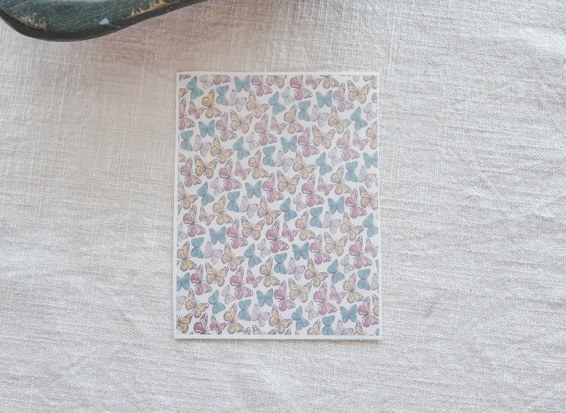 Vintage Butterfly Polymer Clay Transfer Sheets image 0