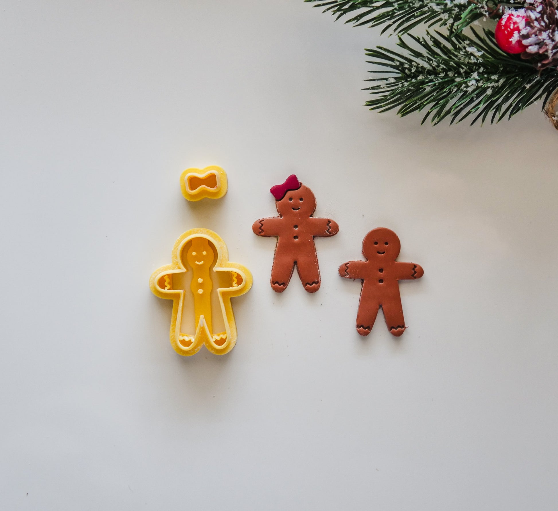 Gingerbread Polymer Clay Cutter image 0