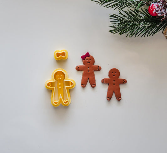 Gingerbread Polymer Clay Cutter image 0