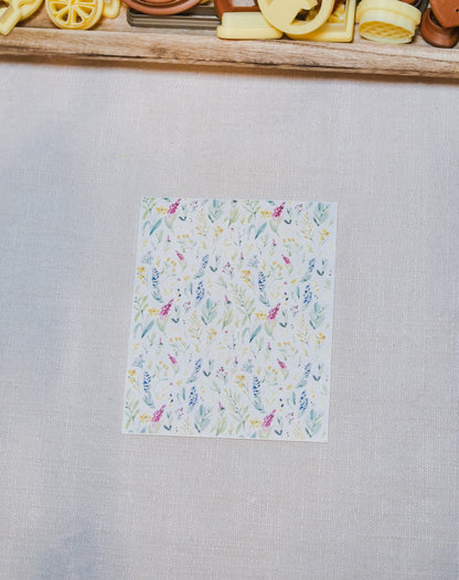 Pastel Spring Transfer Sheet image 1