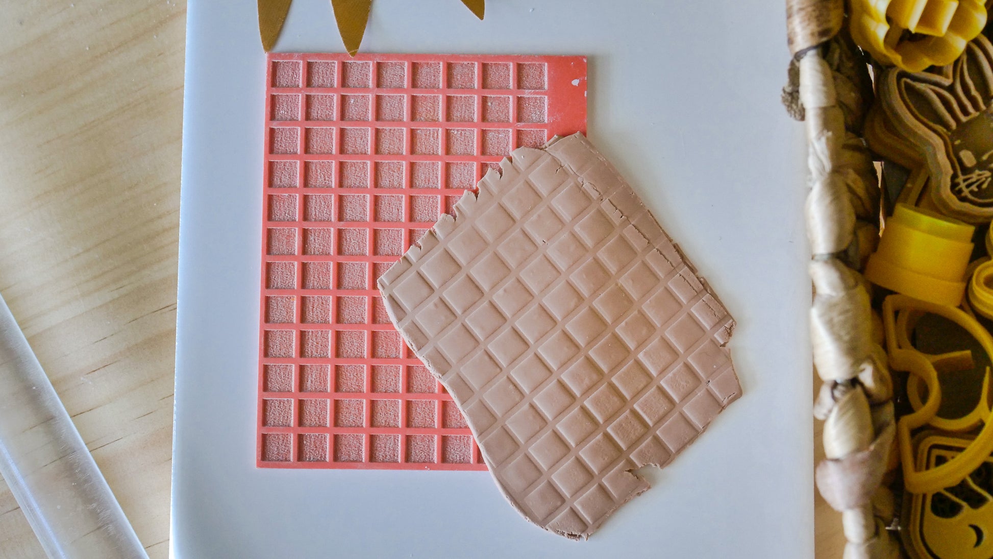Tile Rubber Mats for Polymer Clay image 1