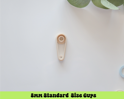 Straw Charm Topper Polymer Clay Cutter image 2