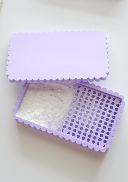 Fluted Cornstarch Dusting Storage Tray image 1