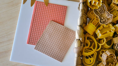 Rattan Pattern Rubber Mats for Polymer Clay image 1