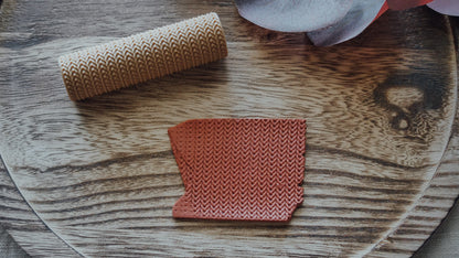 Woven Textured Roller For Polymer Clay image 2