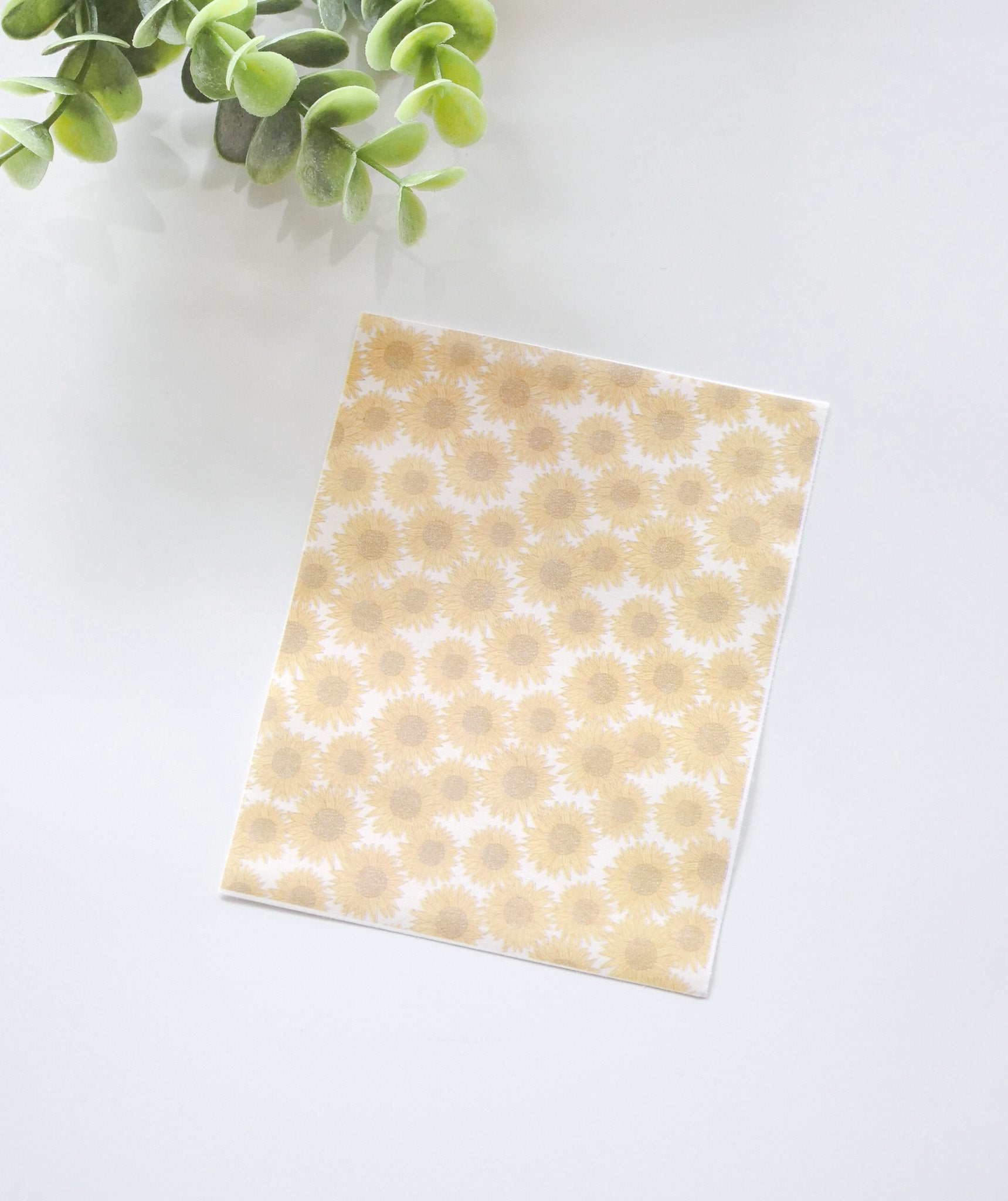 Vintage Sunflower Transfer Sheets image 1