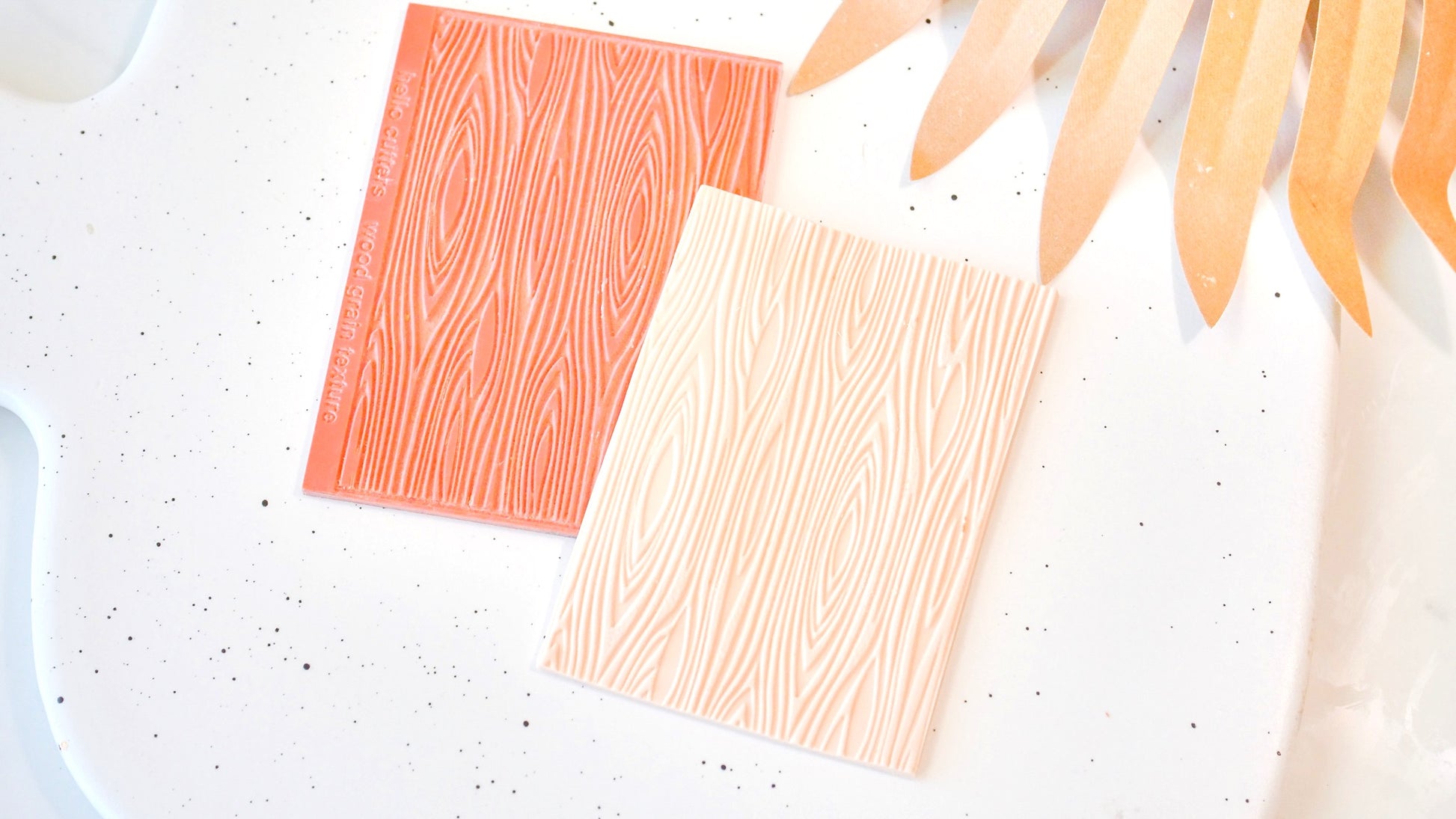 Woodgrain Rubber Mats for Polymer Clay image 2