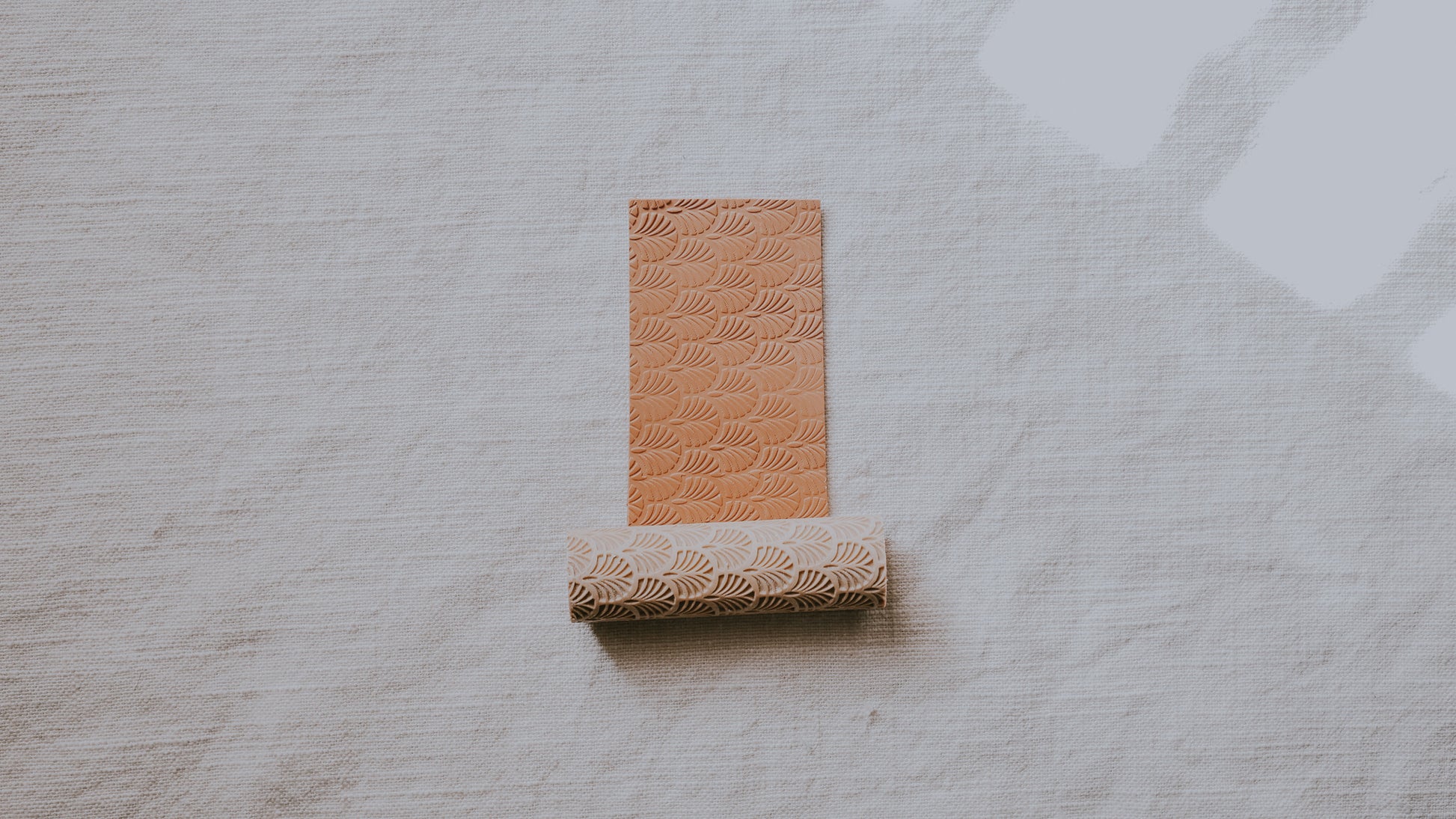 Scallop Textured Roller For Polymer Clay image 1