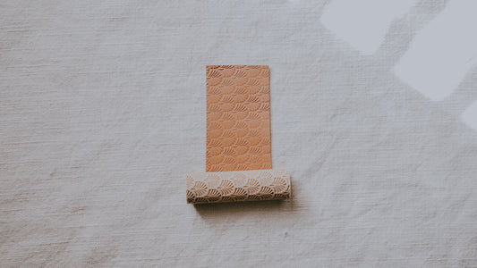 Scallop Textured Roller For Polymer Clay image 1