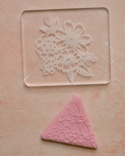 Floral Arrangement Acrylic Stamp image 2