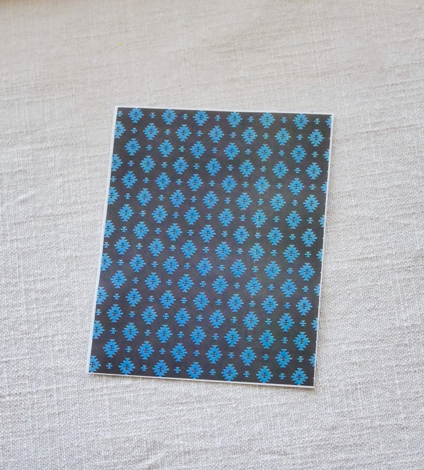 Turquoise Western Transfer Sheets image 0