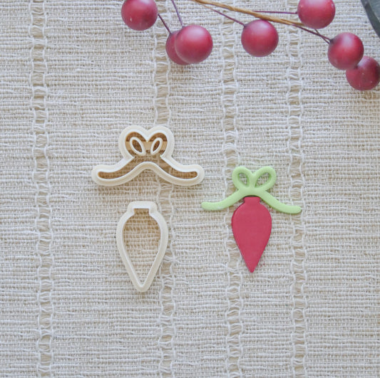 Bow and Ornament Polymer Clay Cutter Combo image 0