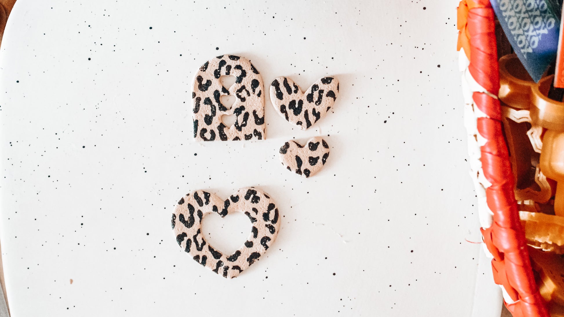 Leopard Print Stencil for Polymer Clay image 1