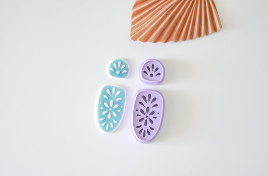 Modern Rounded Floral Cutter Set | Hello Cutters