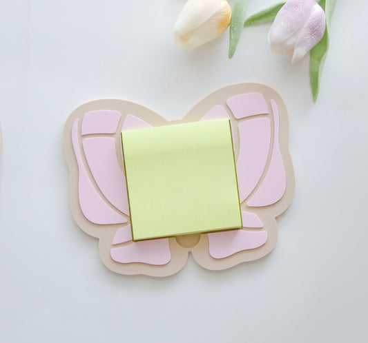 Concha Bow Desk Sticky Note Holder