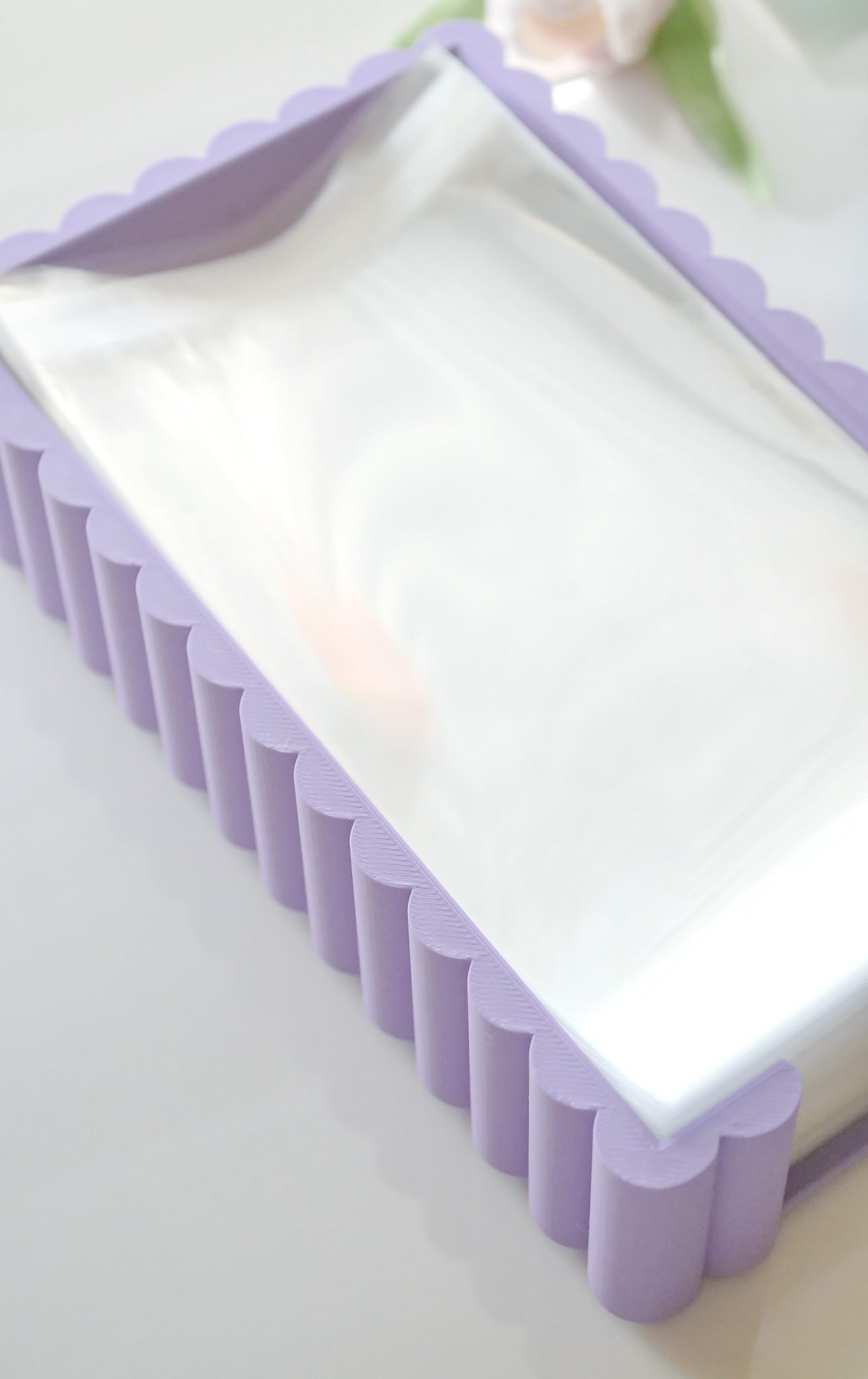 Fluted Style Poly Bag Holder