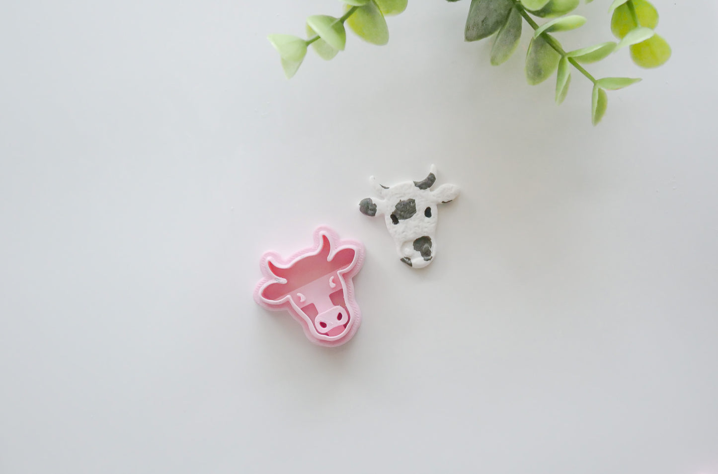 Cow Embossed Polymer Clay Cutter