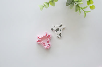 Cow Embossed Polymer Clay Cutter