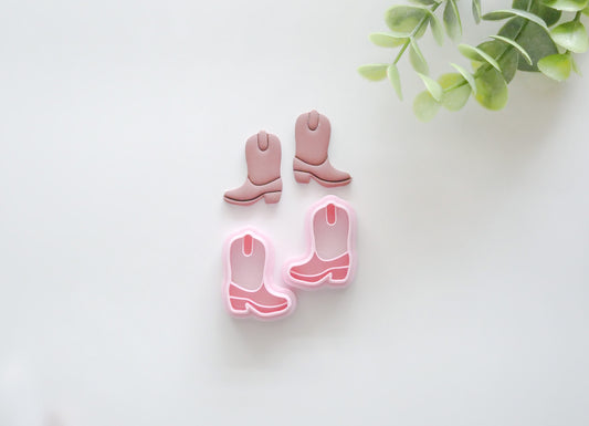 Cowboy Boot Cutter Set Polymer Clay Earring Cutter – view 2 | Hello Cutters