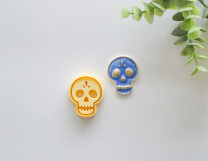 Día de los Muertos Embossed Skull Cutter