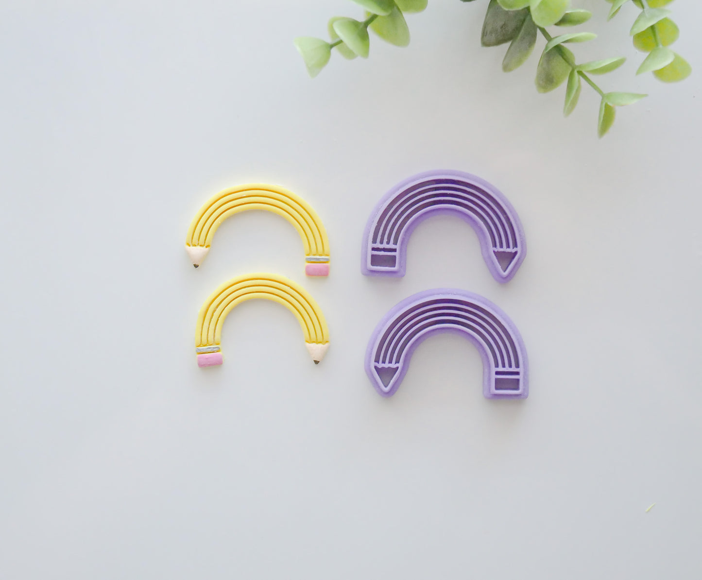 Arch Pencil Mirror Clay Cutter Set