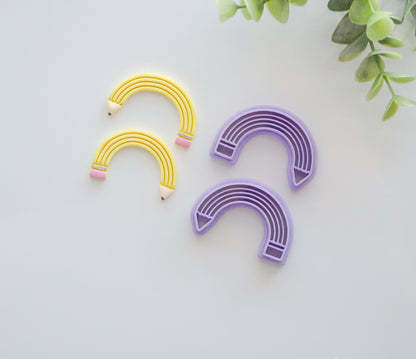 Arch Pencil Mirror Clay Cutter Set