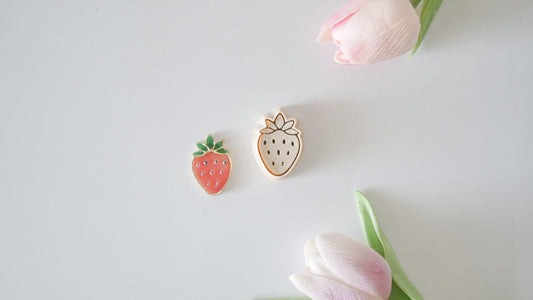 Stained Glass Strawberry