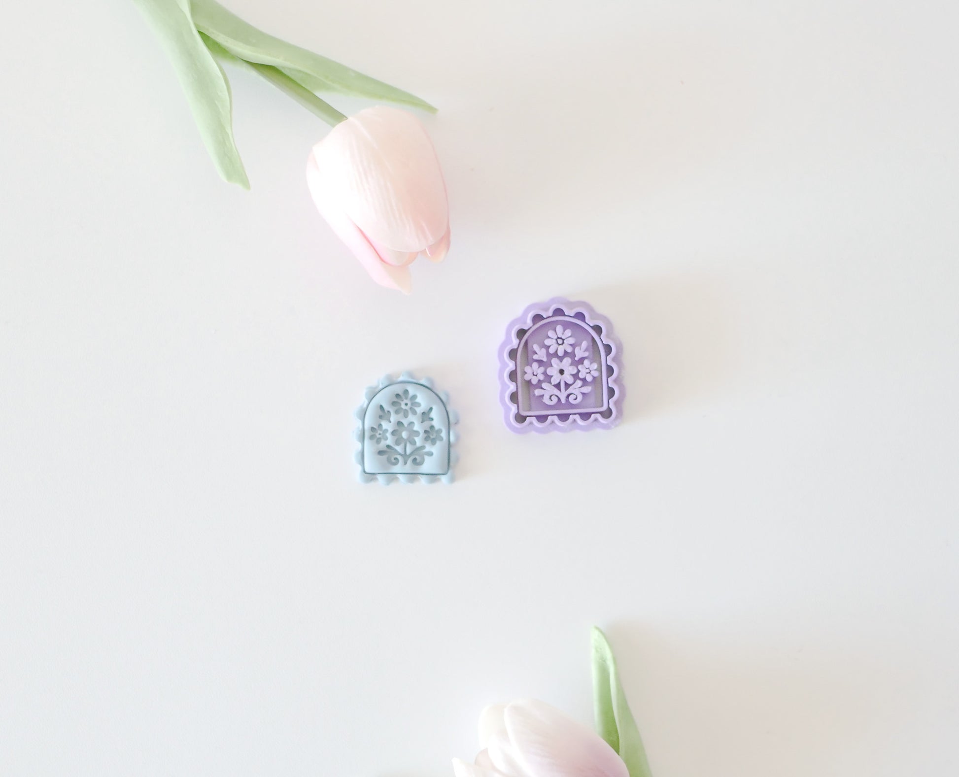 wild flower arch polymer clay cutter | Hello Cutters