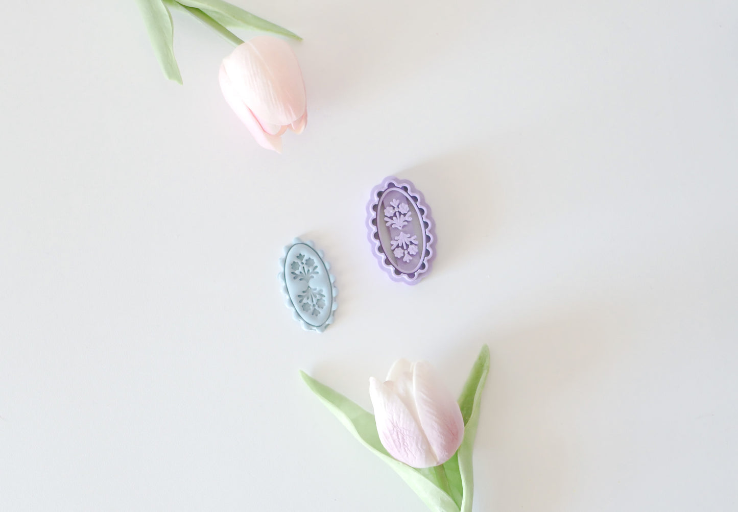 Bloom Oval Polymer Clay Cutter