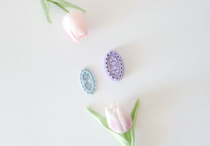 Bloom Oval Polymer Clay Cutter