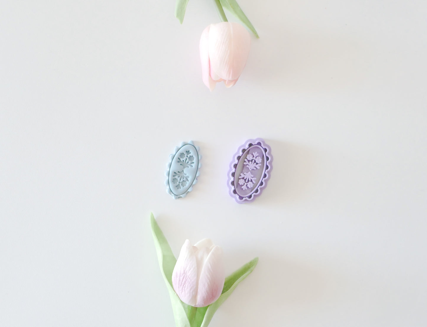 Bloom Oval Polymer Clay Cutter